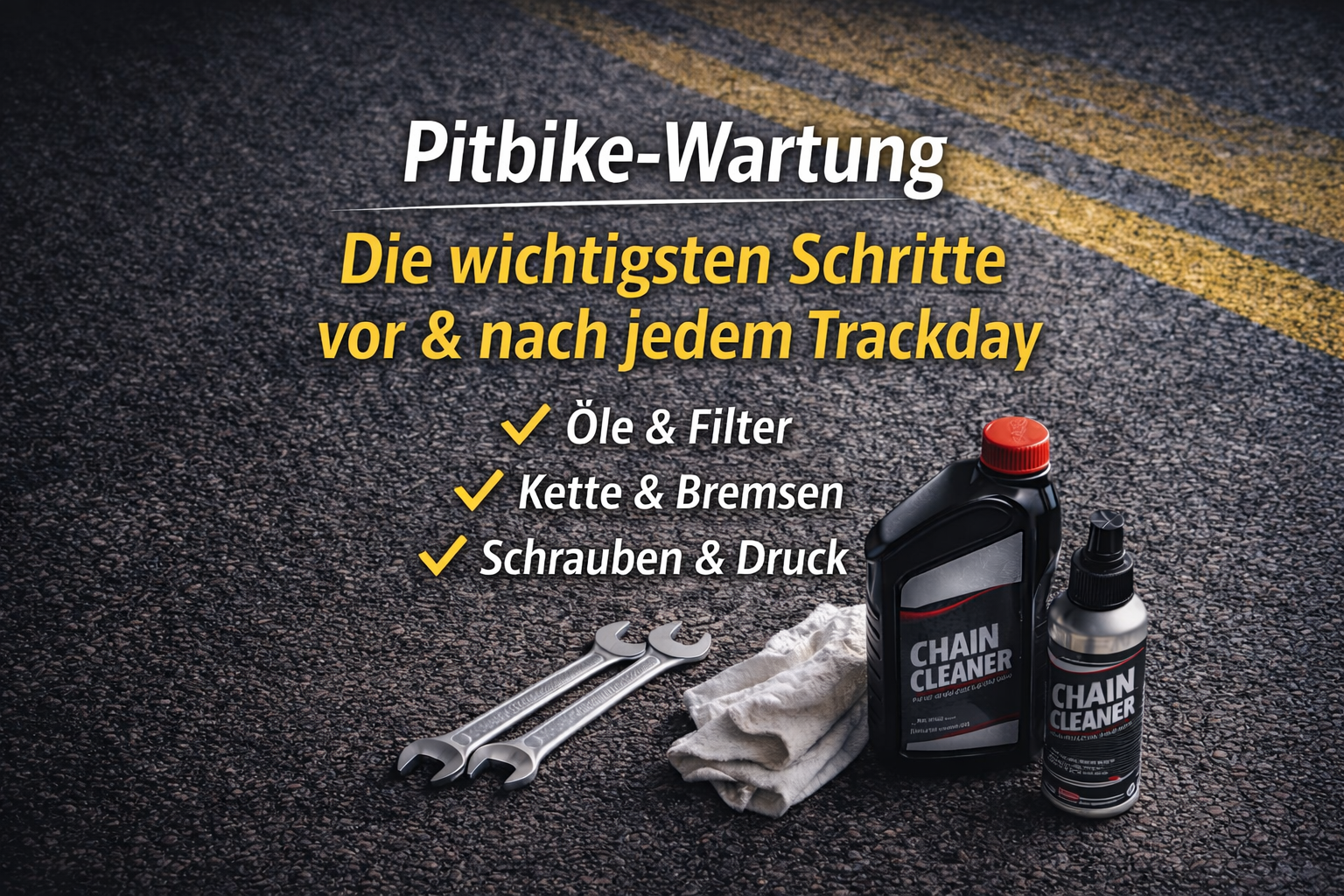 Pitbike Wartung